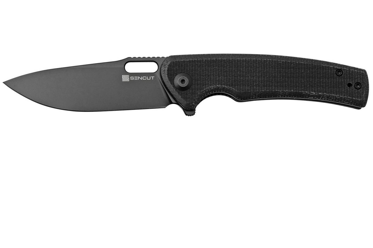 SENCUT Vesperon S20065-3 Black Canvas Micarta, zakmes