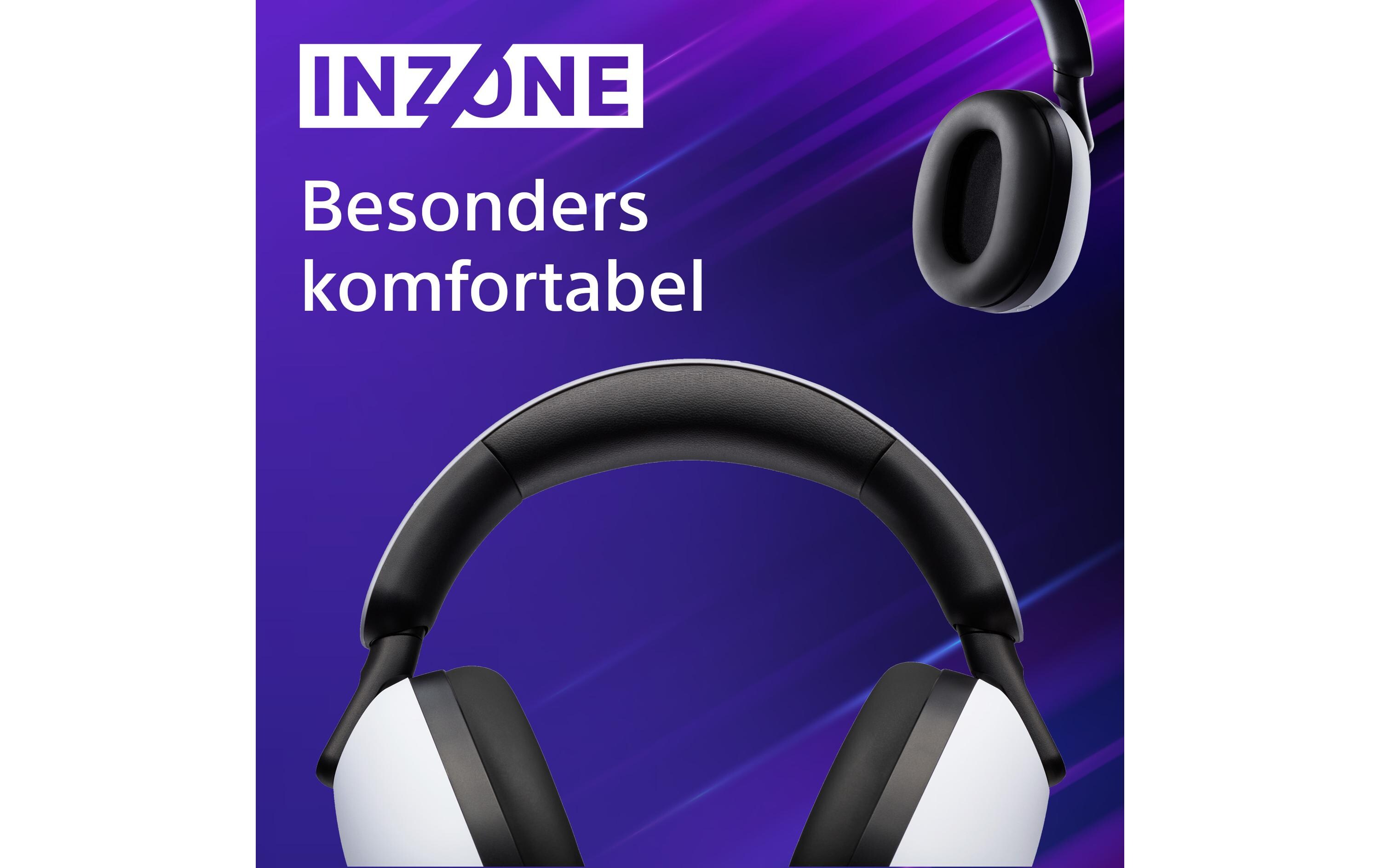 Headset INZONE H9 Weiss<br>Kabelloses Gaming-Headset mit Noise-Cancelling für die PS5 und den PC