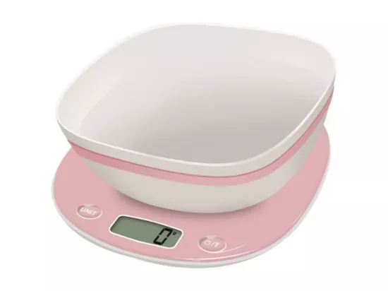 Terraillon Balance de cuisine électronique 5kg/1g rose/blanc - 14669