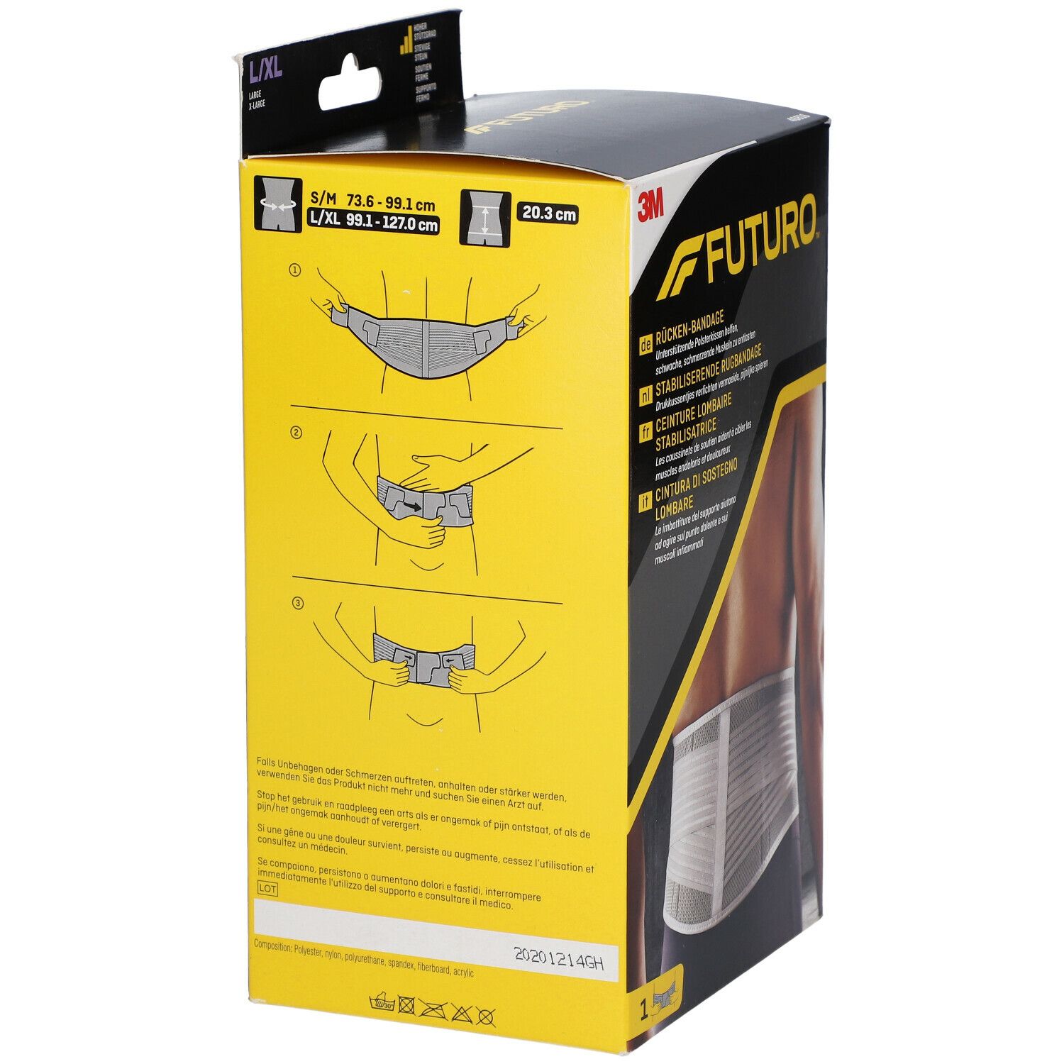 FUTURO™ stabilisierende Rücken-Bandage L-XL