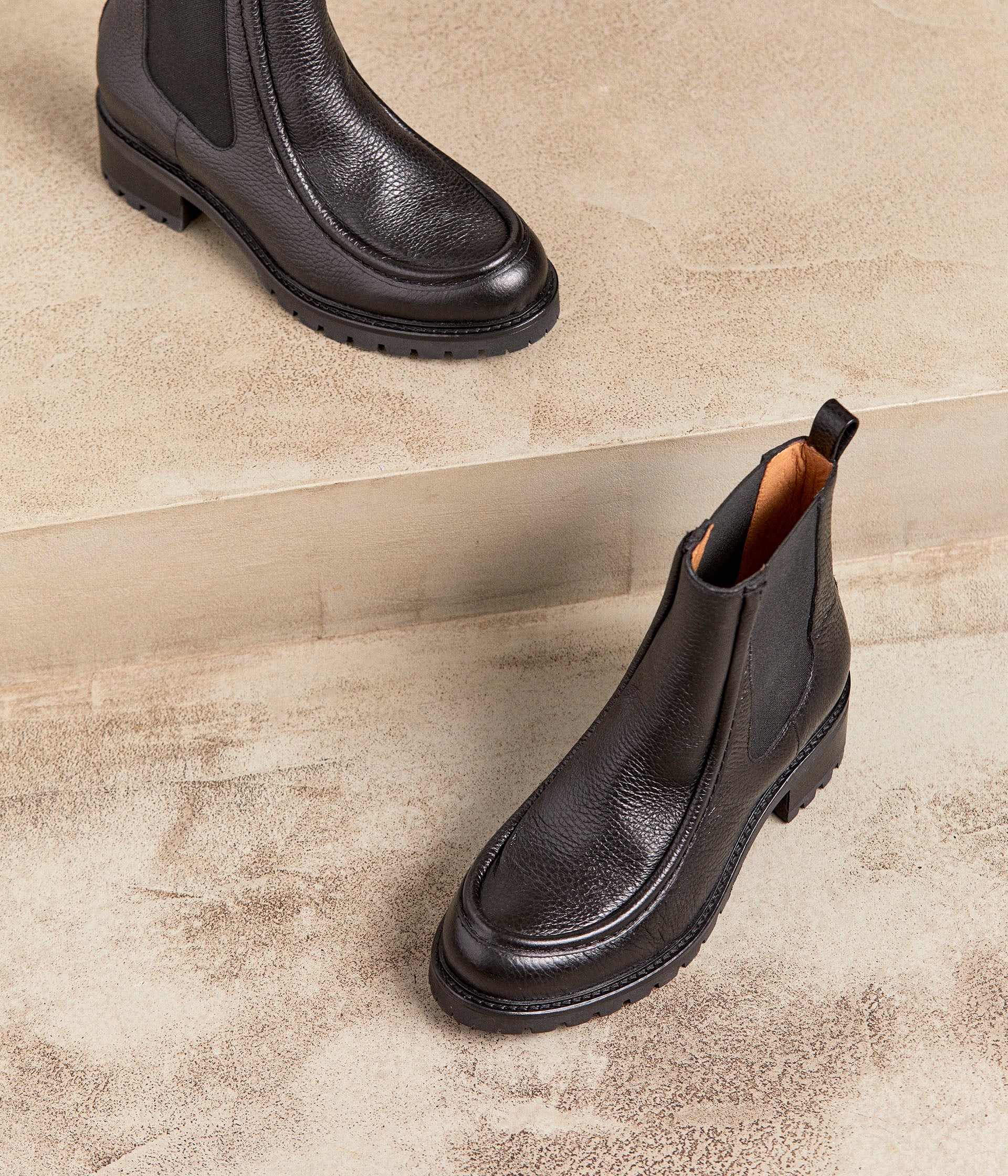 Boots noires Baudoin