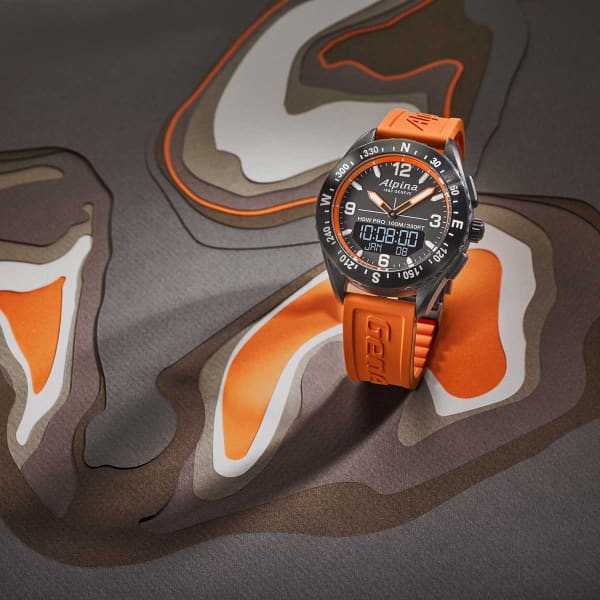 Montre outdoor ALPINA WATCHES ALPINA WATCHES ALPINERX ORANGE 23 ORANGE