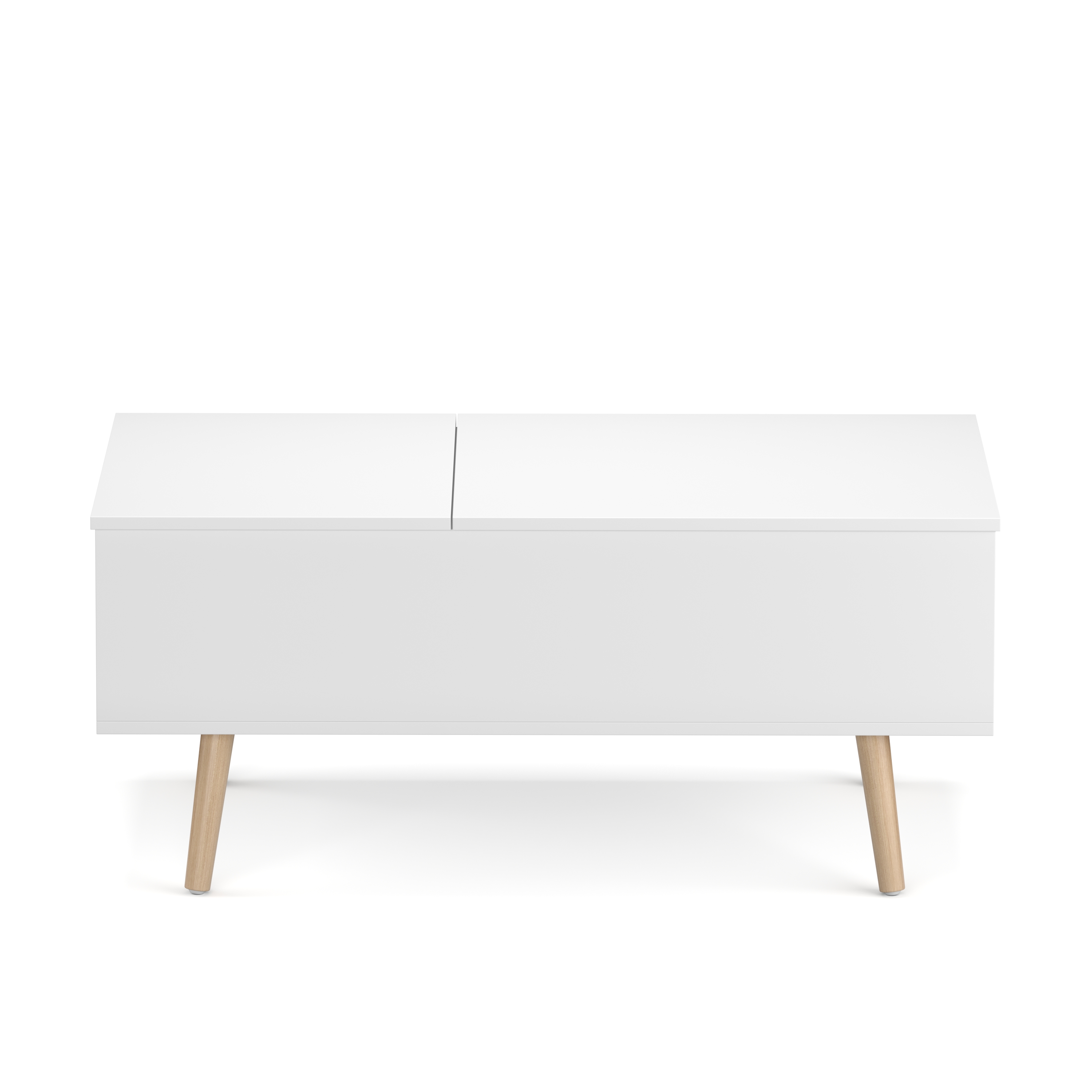 Beistelltisch Laptoptisch NORDIC 101 x 51 x 44 cm weiss