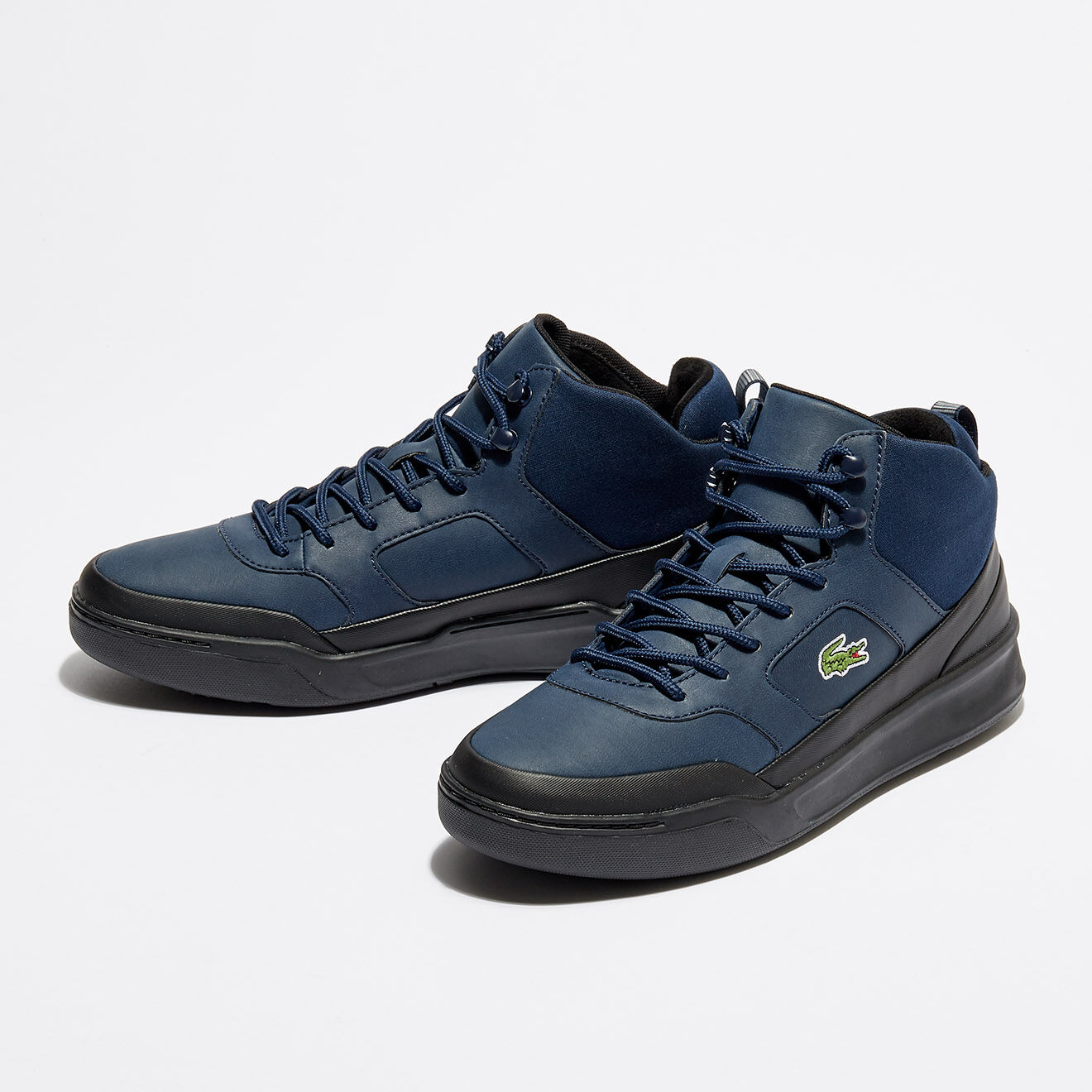 Lacoste Baskets Explorateur Spt Mid 417 2 Q4 bleu marine/noir