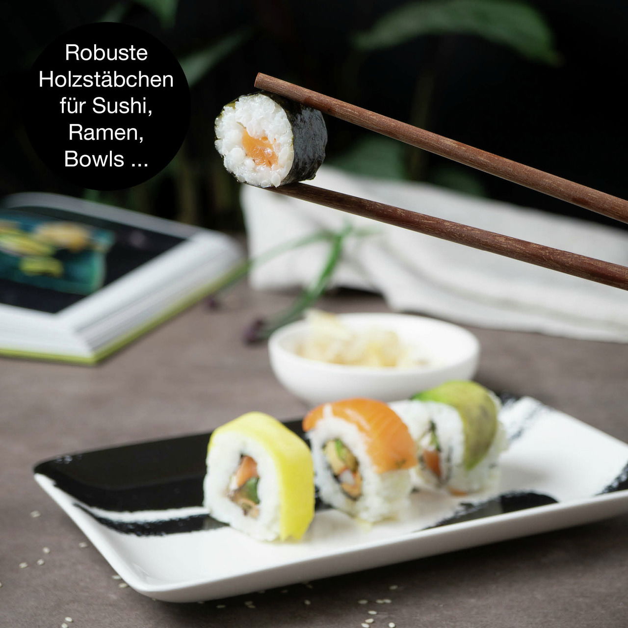 Moritz & Moritz Sushi Set 10tlg. Pinselstrich