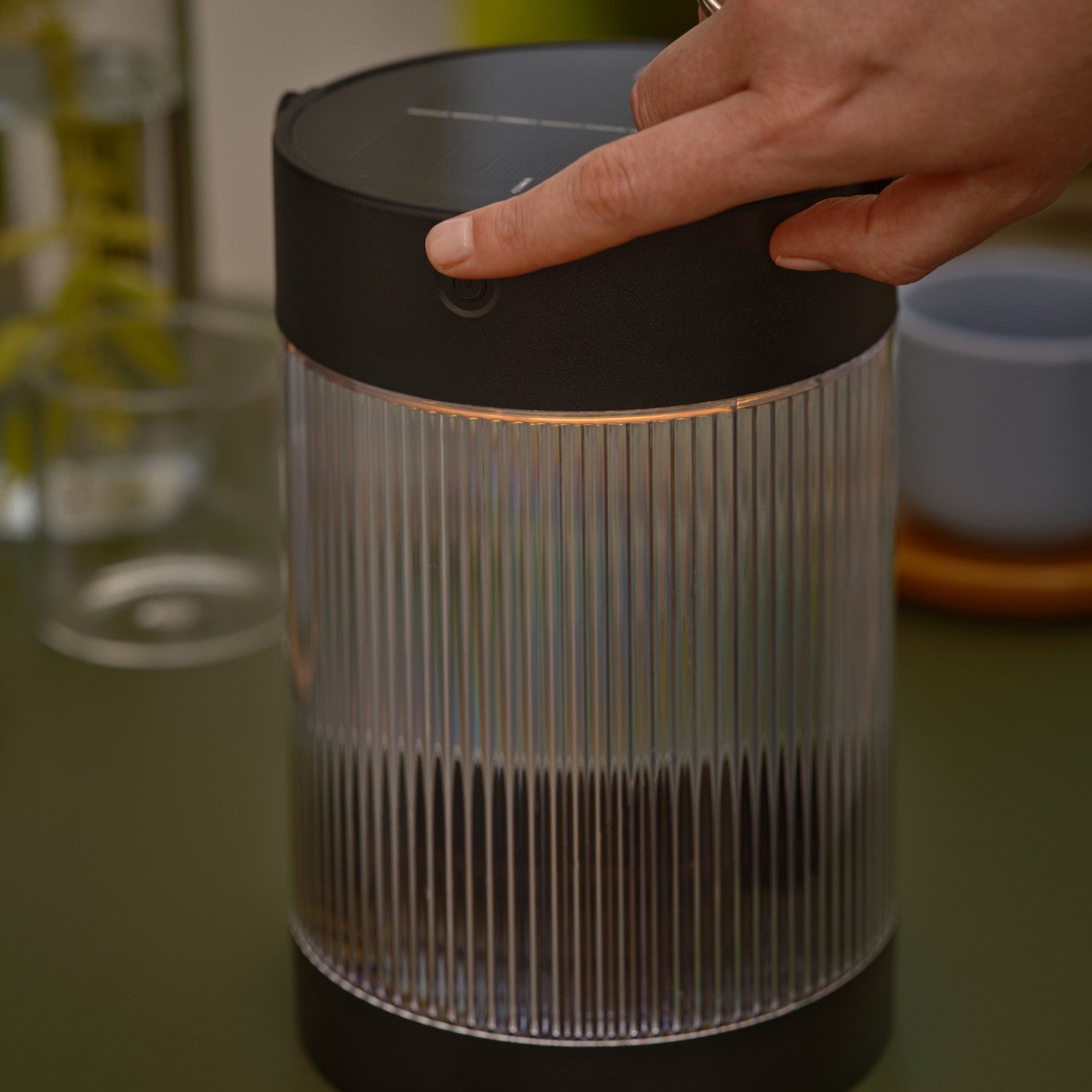 Nordlux Coupar Draagbare Solar Tafellamp - Zwart