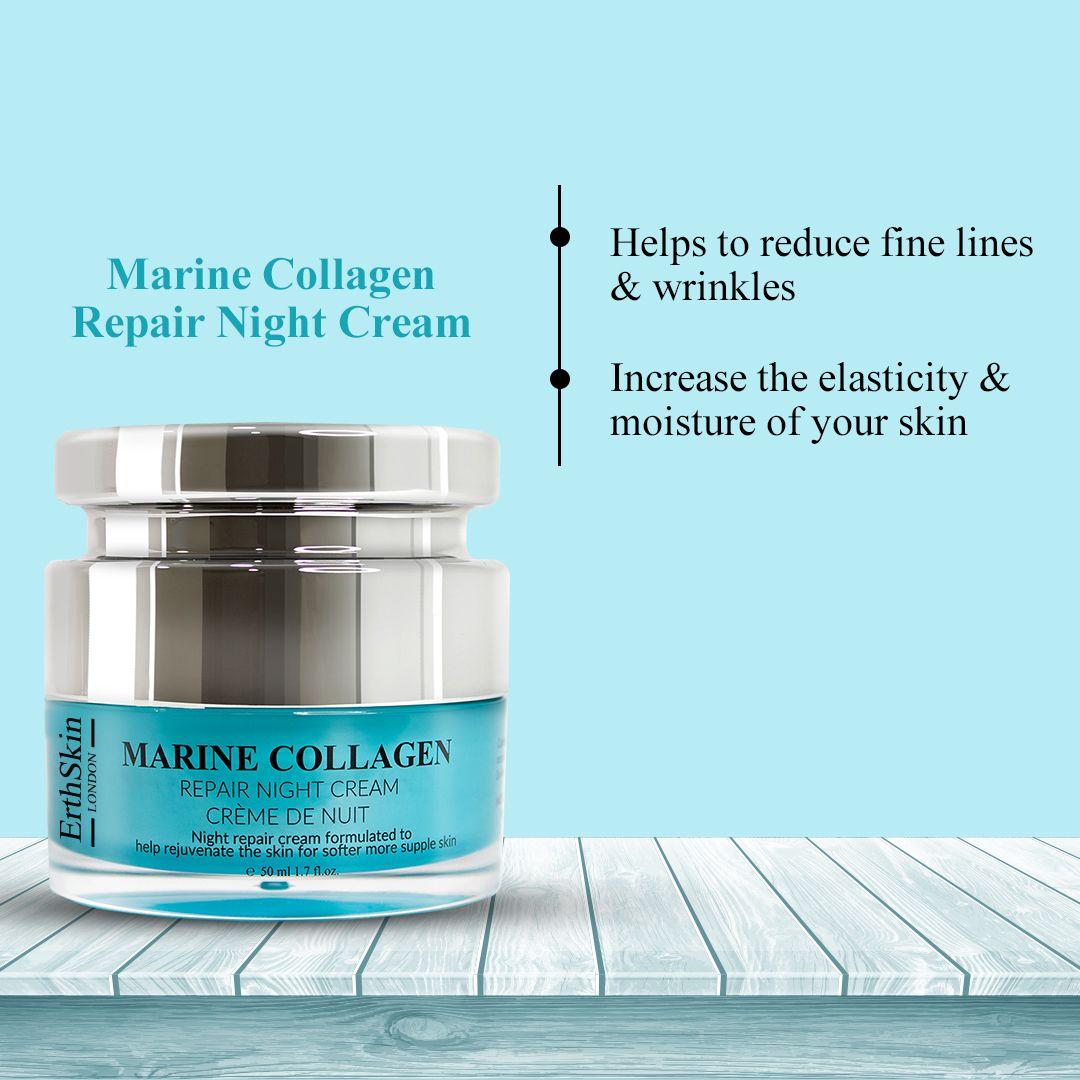 Erth skin london Meereskollagen Nachtcreme