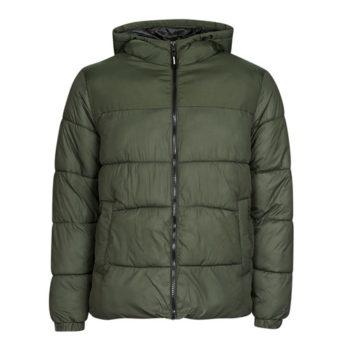 Jack & Jones - JJCHILI PUFFER HOOD - Kaki