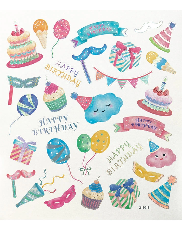 Charming-Sticker ALLYEAR I mit 2 Bögen in bunt