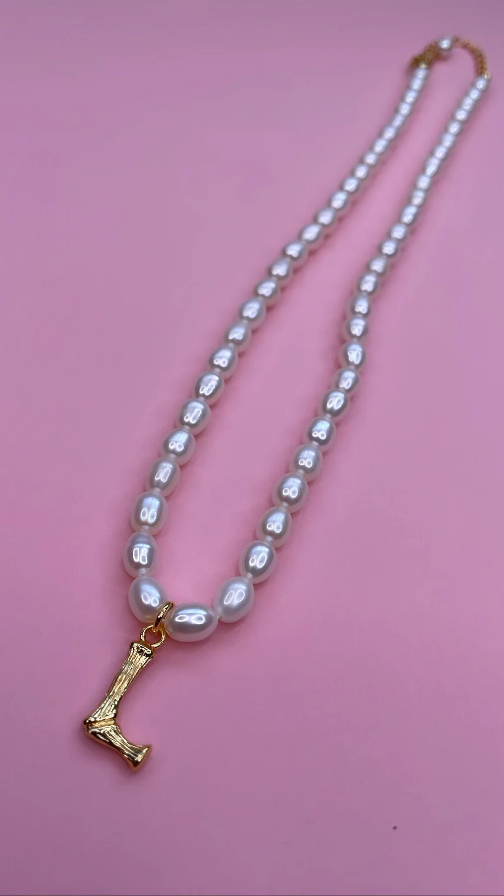 Mellow Moon Lilli Letter Necklace