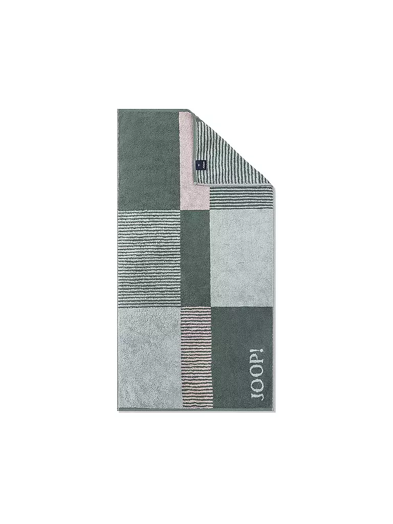 JOOP Handtuch 50x100cm DIVIDED SQUARES Sabei dunkelgrün