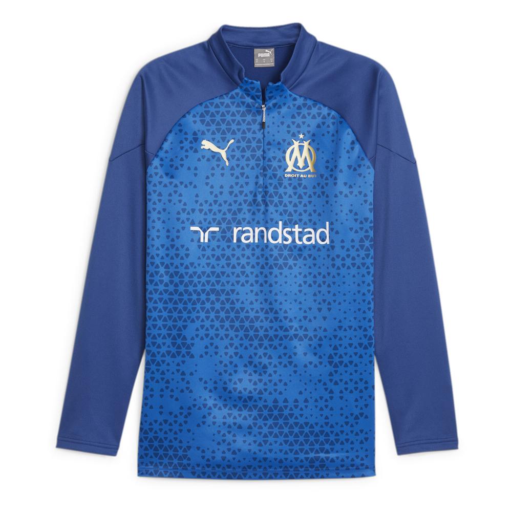 Puma OM Sweat 1/2 zip Bleu Homme Puma 2023/2024
