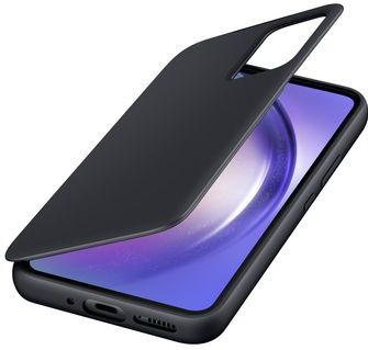 Samsung Smart View Wallet Case Galaxy A54 - Zwart - S-View - Pasvakje