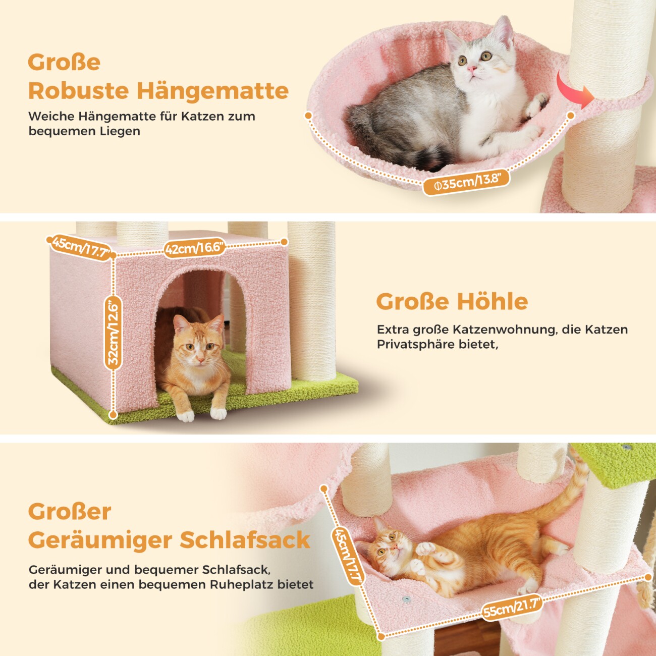 Pawz Road Kratzbaum Grosse Katzen stabil