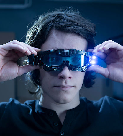 SpyX - Nacht Mission Schutzbrille - Schwarz