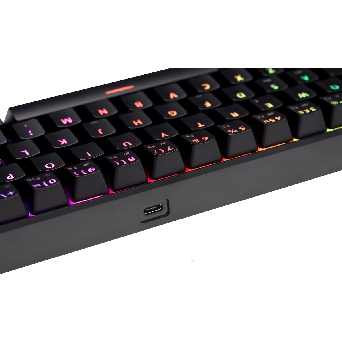 NOS C-450 Mini PRO RGB gamingtastatur (sort)