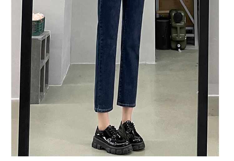 Magimomo - Hoge taille cropped straight leg jeans