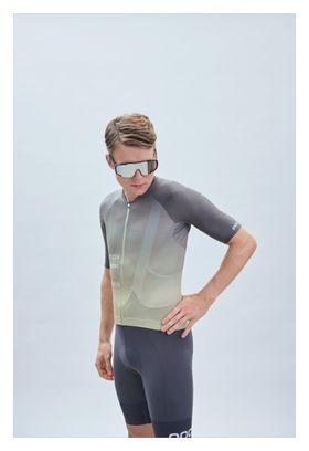 Maillot Manches Courtes Poc Pristine Print Dégradé Vert