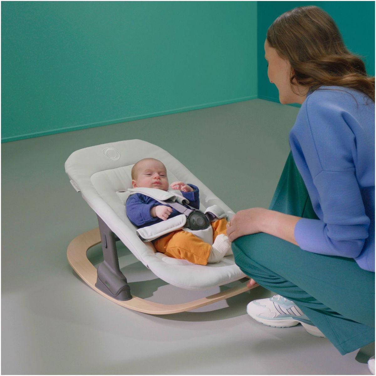 bugaboobugaboo   Giraffe Babywippe polar white