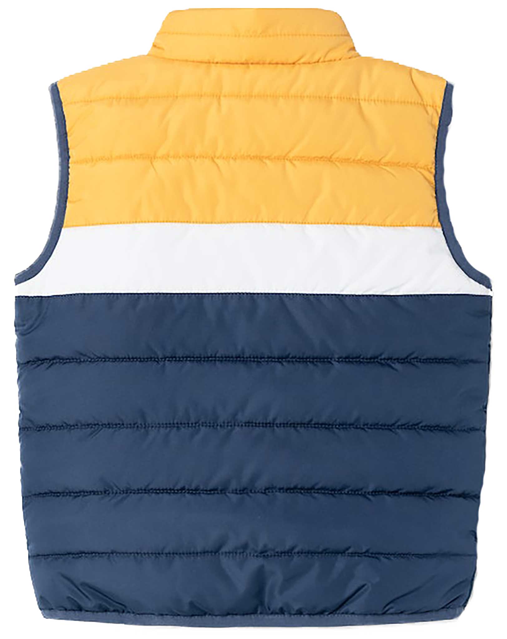 Weste NMMMYLANE BLOCKS in golden spice