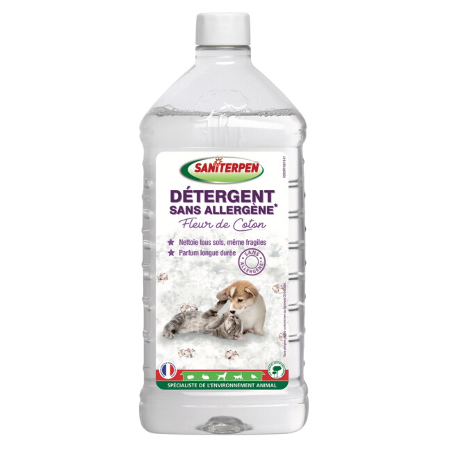 Détergent sans allergène Fleur de coton Saniterpen