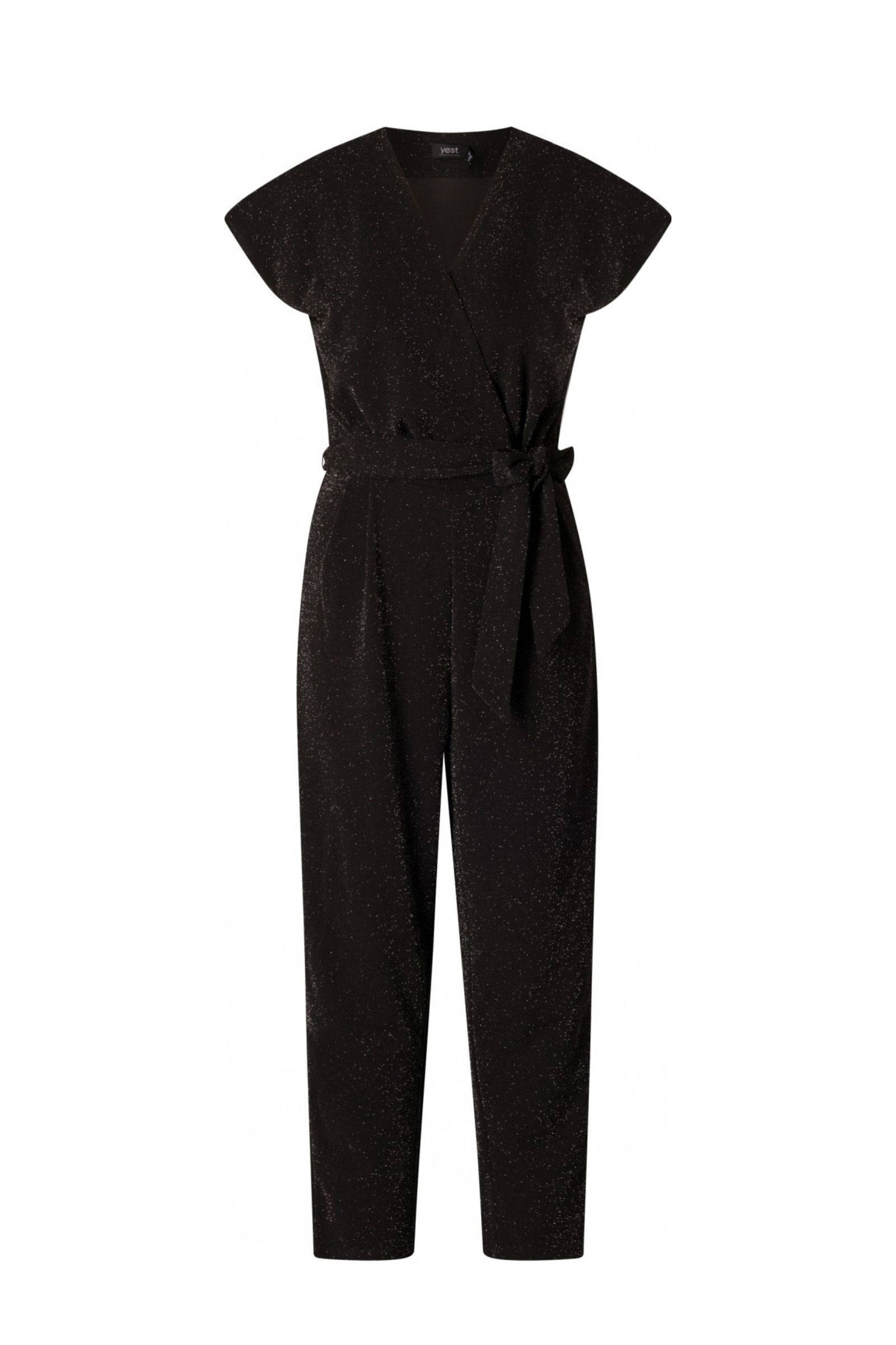 Yest jumpsuit zwart/zilver