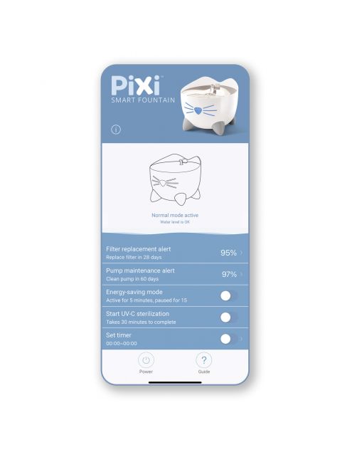 Catit Pixi Smart Fountain - Kattendrinkbak - 20x20x17 cm Wit