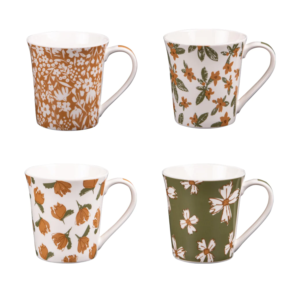 Coffret de 4 mugs Majalis 35 cl Table passion
