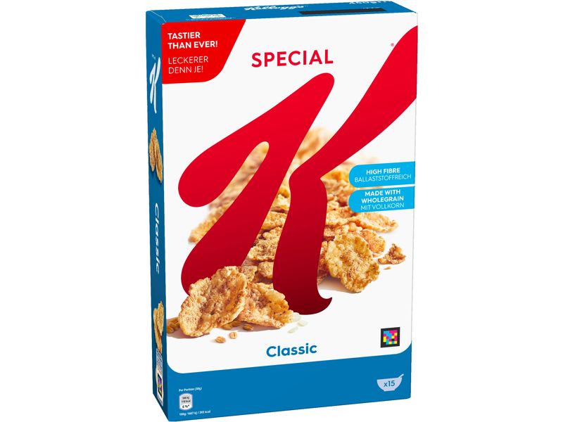 Kellogg's Cerealien Special K Classic 450 g Knusprige Getreideflakes aus Reis und Vollkornweizen