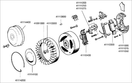 Kondensator uden skrue, BOSCH, 3-gear