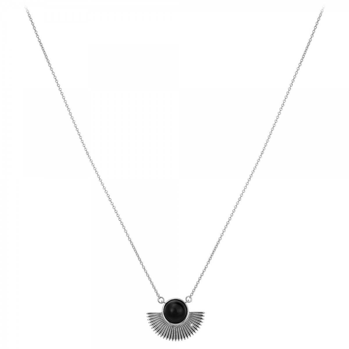 Collier SC Crystal orné d'obsidienne
