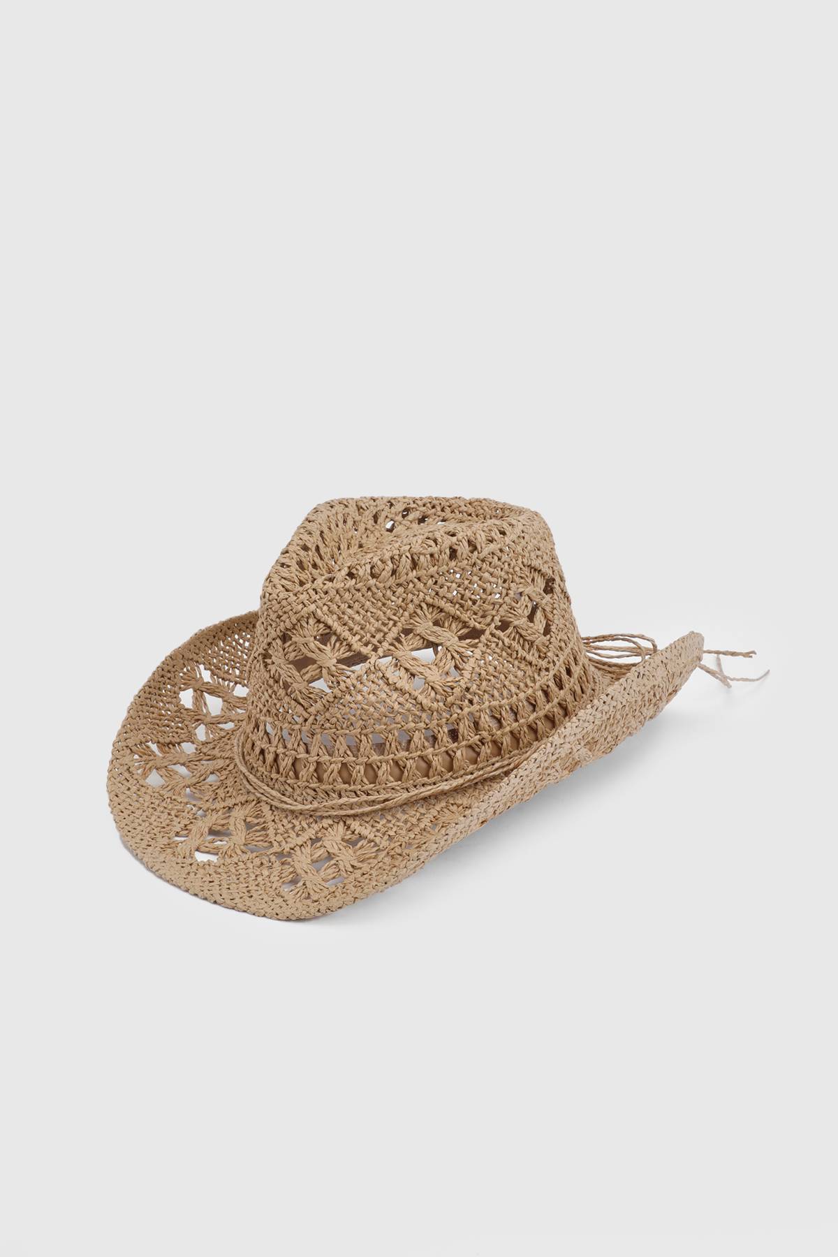 boohoo Chapeau de cowboy western en paille