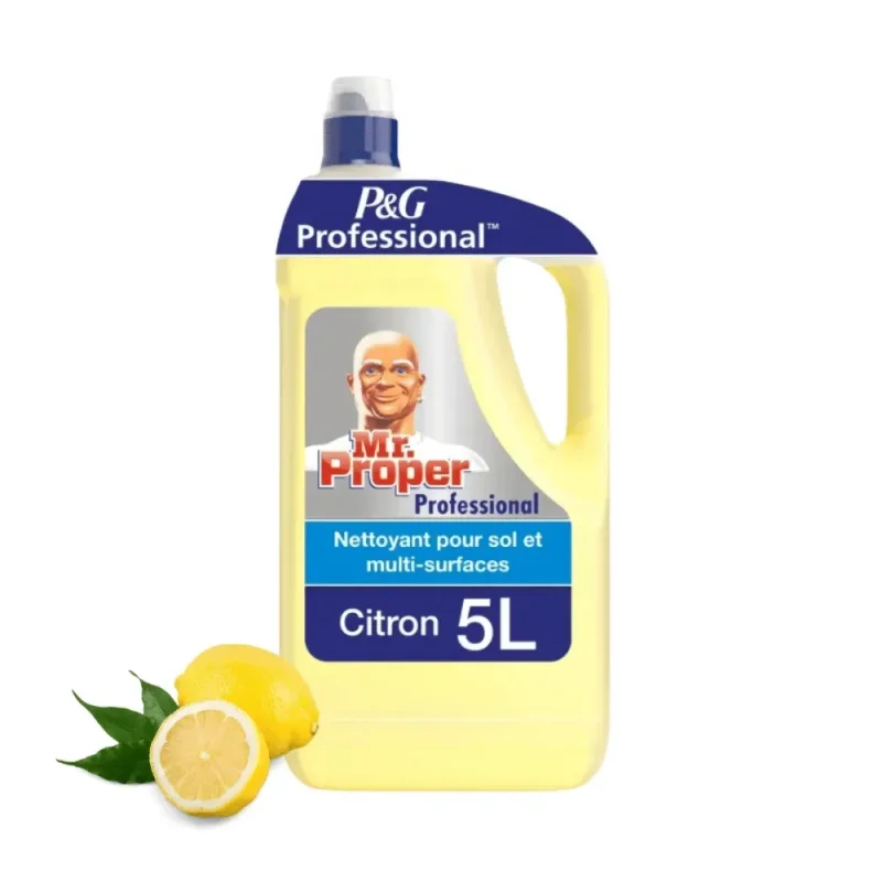 MR PROPRE - Nettoyant sols et multi surfaces - Citron - 5 L