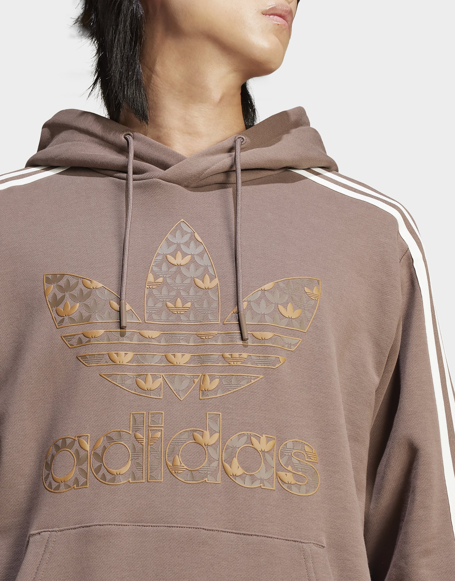 adidas Sweat-shirt à capuche mono graphique classique