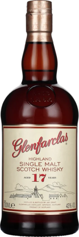 GLENFARCLAS 17 YEARS SINGLE MALT 70CL