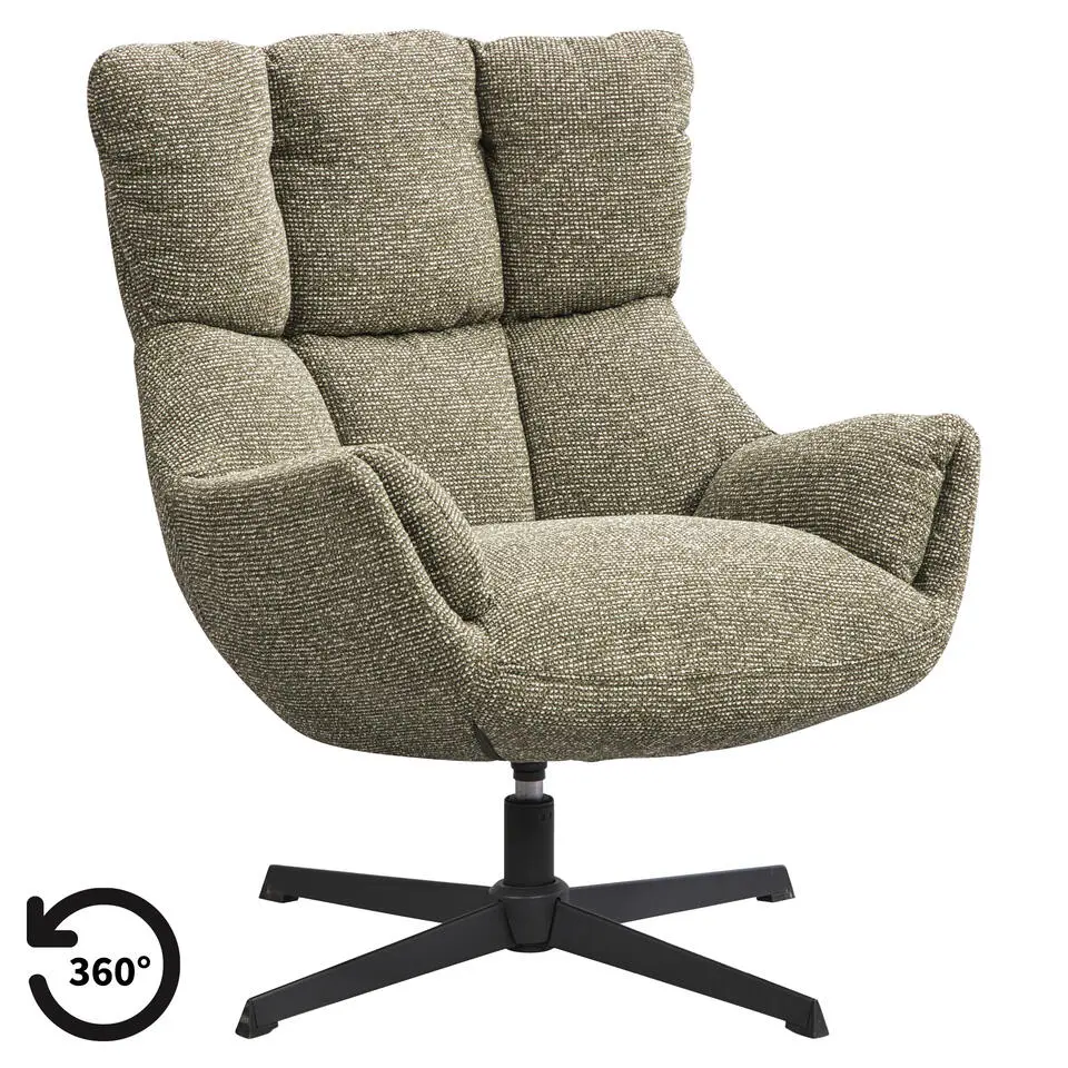 Draaifauteuil Hidde - groen