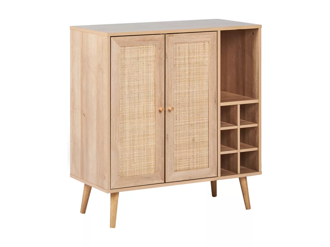 Armoire à vin PAGET 89 cm Marron clair