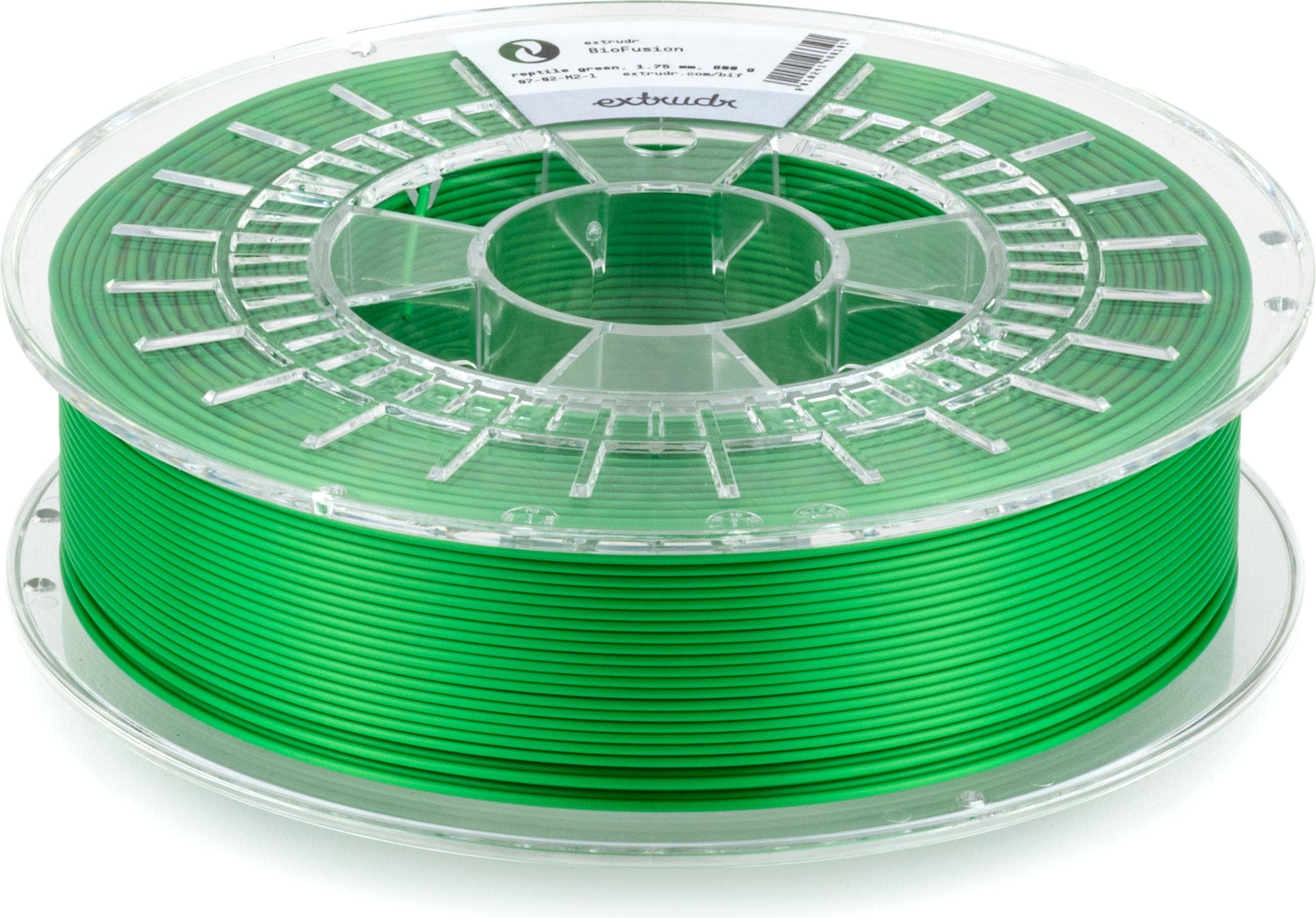 Extrudr  BioFusion Reptile Green, 1,75 mm (800 g)    BIO Filament für eine tolle Optik in Grün
