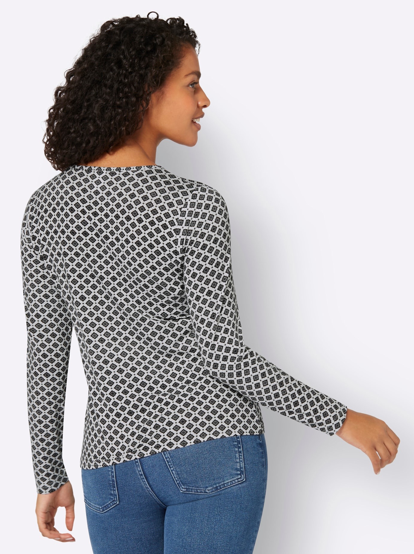Inspirationen V-Shirt »Druck-Shirt«, 1 Stk.