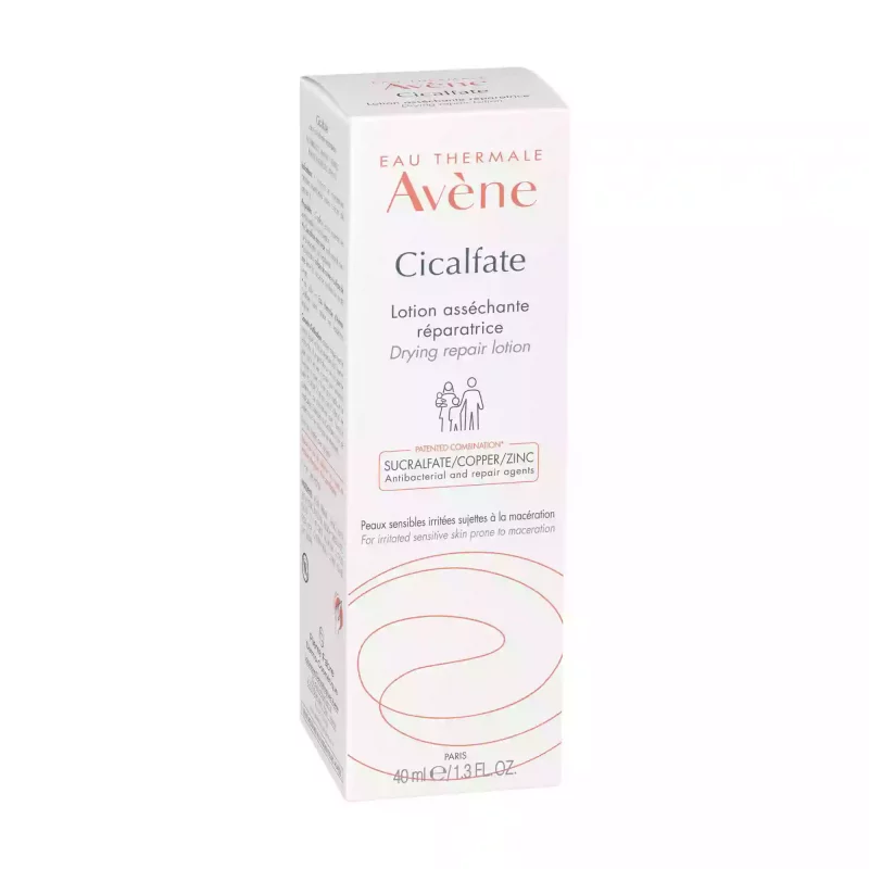 Cicalfate -  Lotion asséchante réparatrice - peaux sensibles et irritées - 40ml