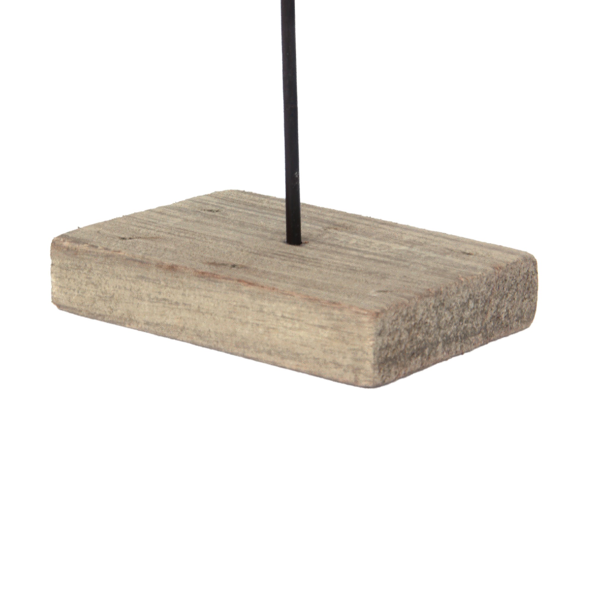 Vogel auf Ständer, natur, H 35 cm, B 27 cm, L 9 cm von fischer's lagerhaus