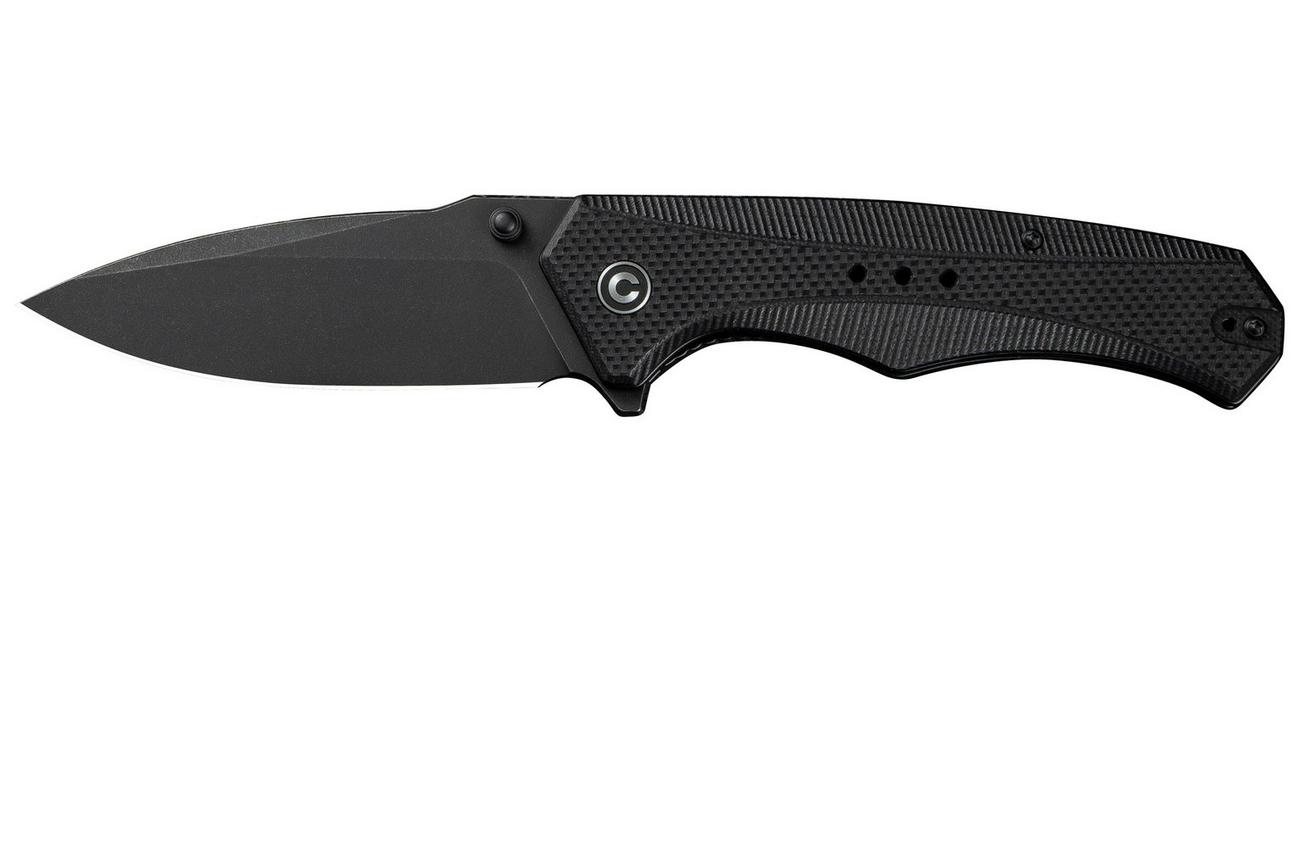 Civivi Photonix C23081B-1 Blackwashed 14C28N, Black G10, zakmes
