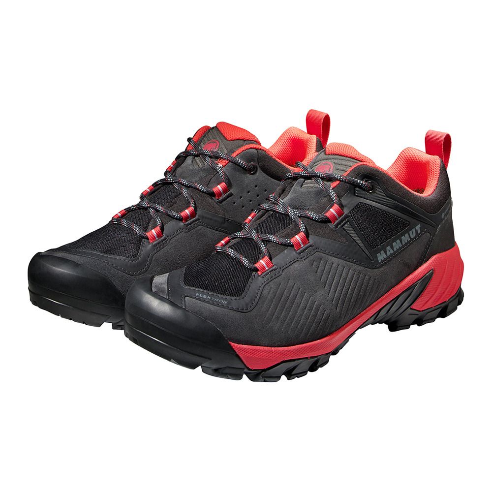 Mammut SAPUEN LOW GTX - Chaussures randonné Femme black/sunset
