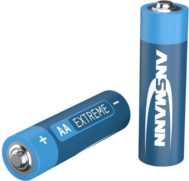 ANSMANN Extreme Mignon AA - 4 Stuk - Lithium - Zilver