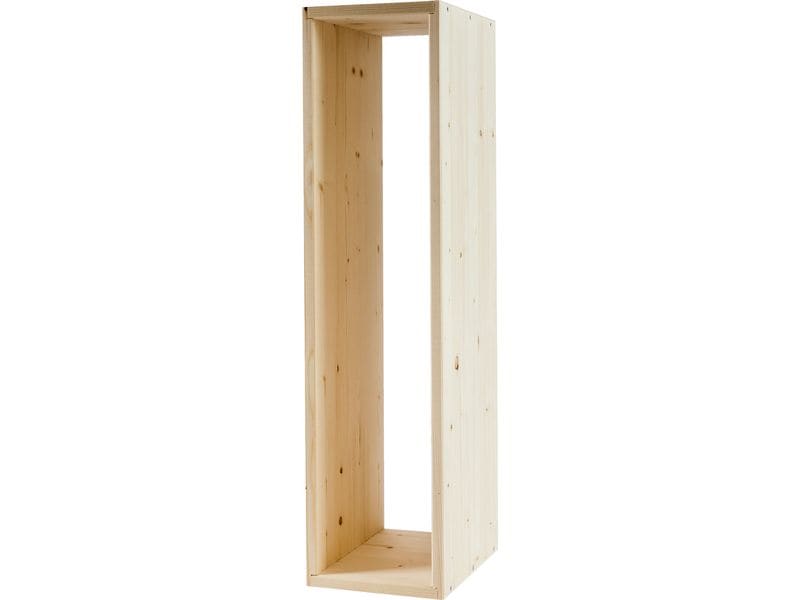 Holz Zollhaus Regal Lotti 20 x 80 x 30 cm, Nature Holzkiste