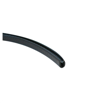 Afdichtingsband pvc versterkt zwart 9,5x2500mm