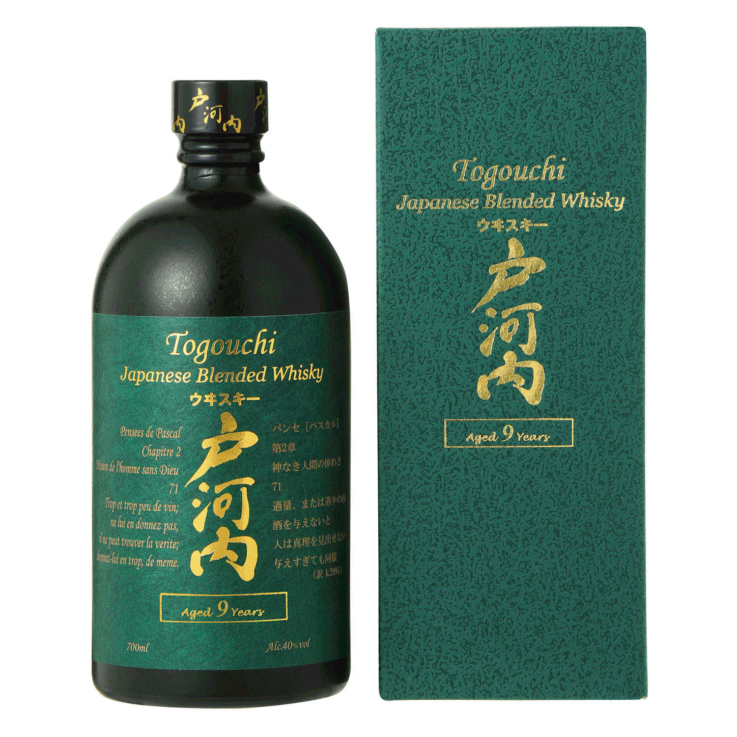 Whisky japonais Togouchi 9 ans 40%