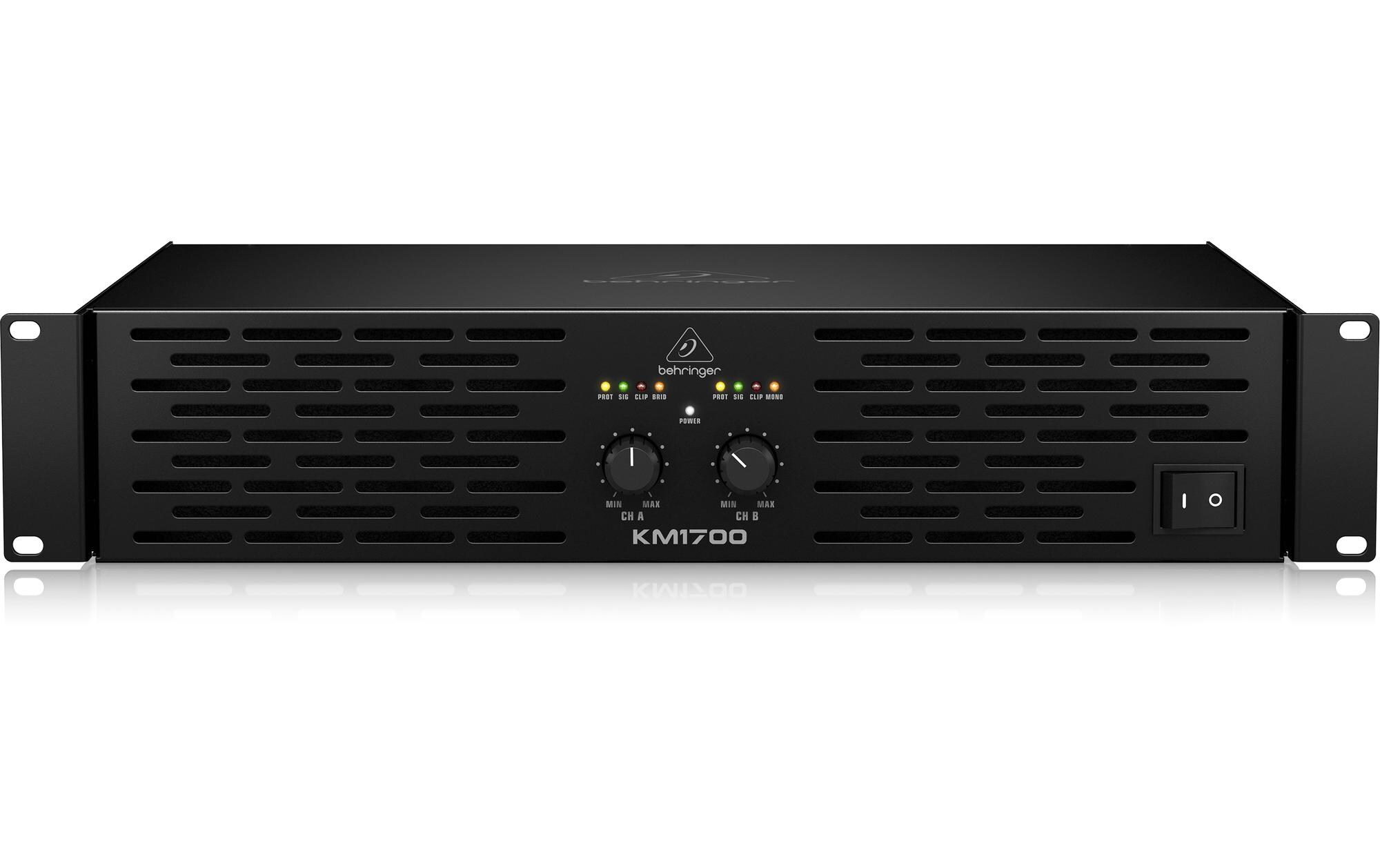 Endstufe KM1700<br>Zweikanal-Endstufe mit 2 x 800 W