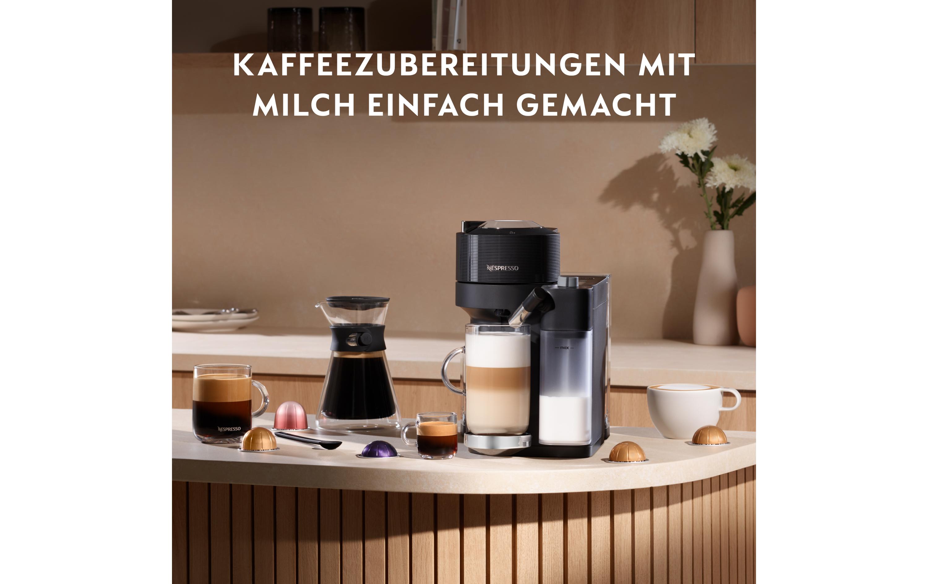 Kaffeemaschine Nespresso Vertuo Lattissima ENV300.B Schwarz<br>Kaffeemaschine