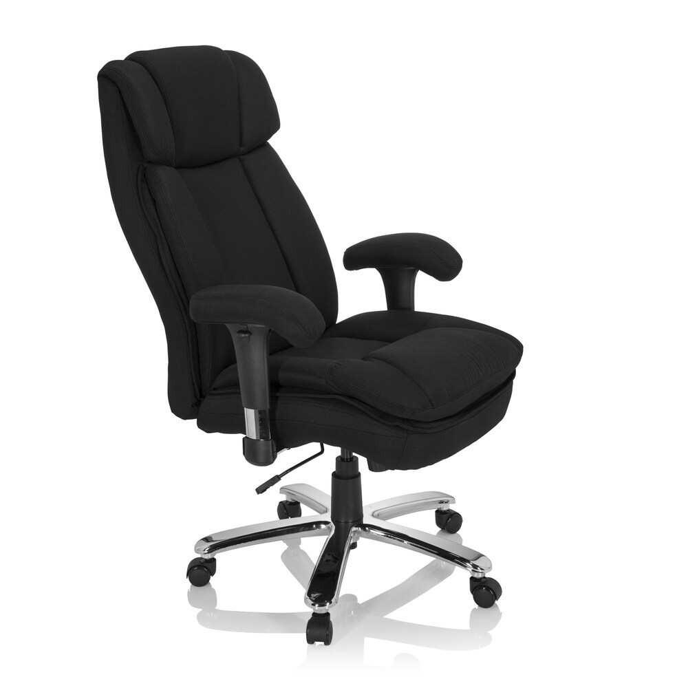 XXL Drehstuhl BUILDER XXL I Stoff mit Armlehnen (höhenverstellbar) hjh OFFICE